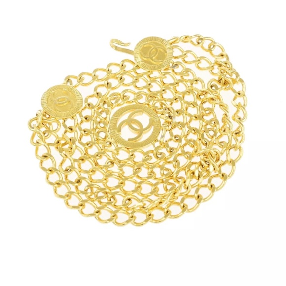 Chanel Gold Chain Belt - Picture 1 of 9